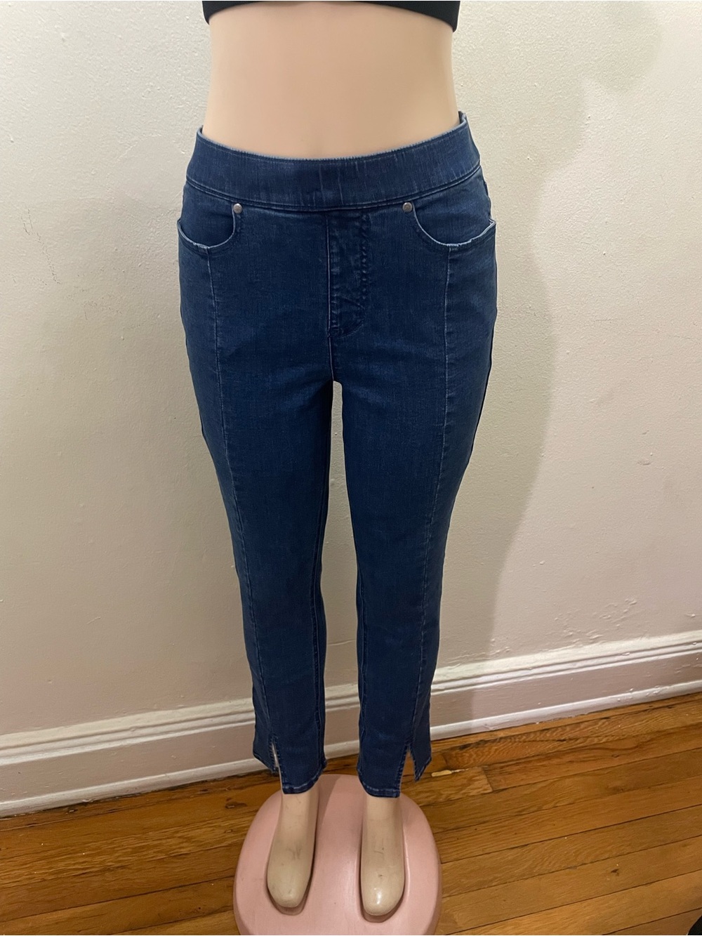 Isaac Mizrahi Dark Blue Slim Ankle Jeans